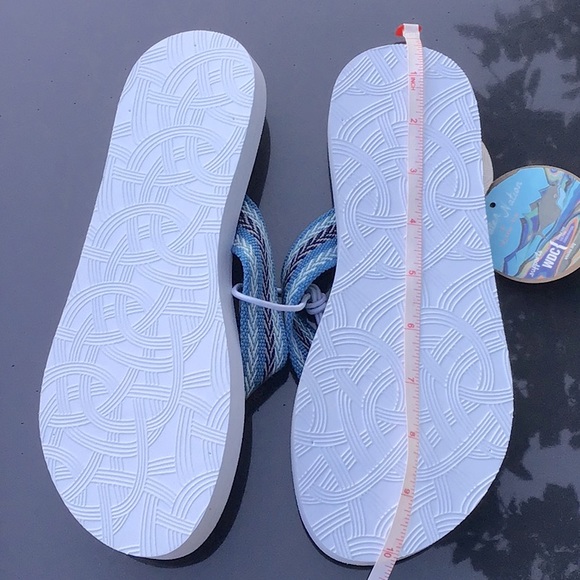 Seahorse flip flops Size7🐚 🌊 - Picture 4 of 8